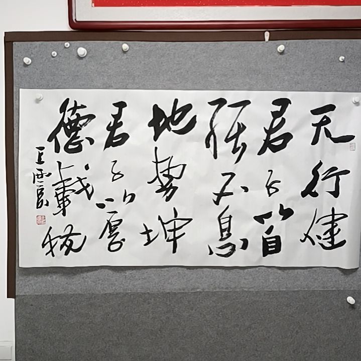 用***1书法呃四尺横幅书法作品