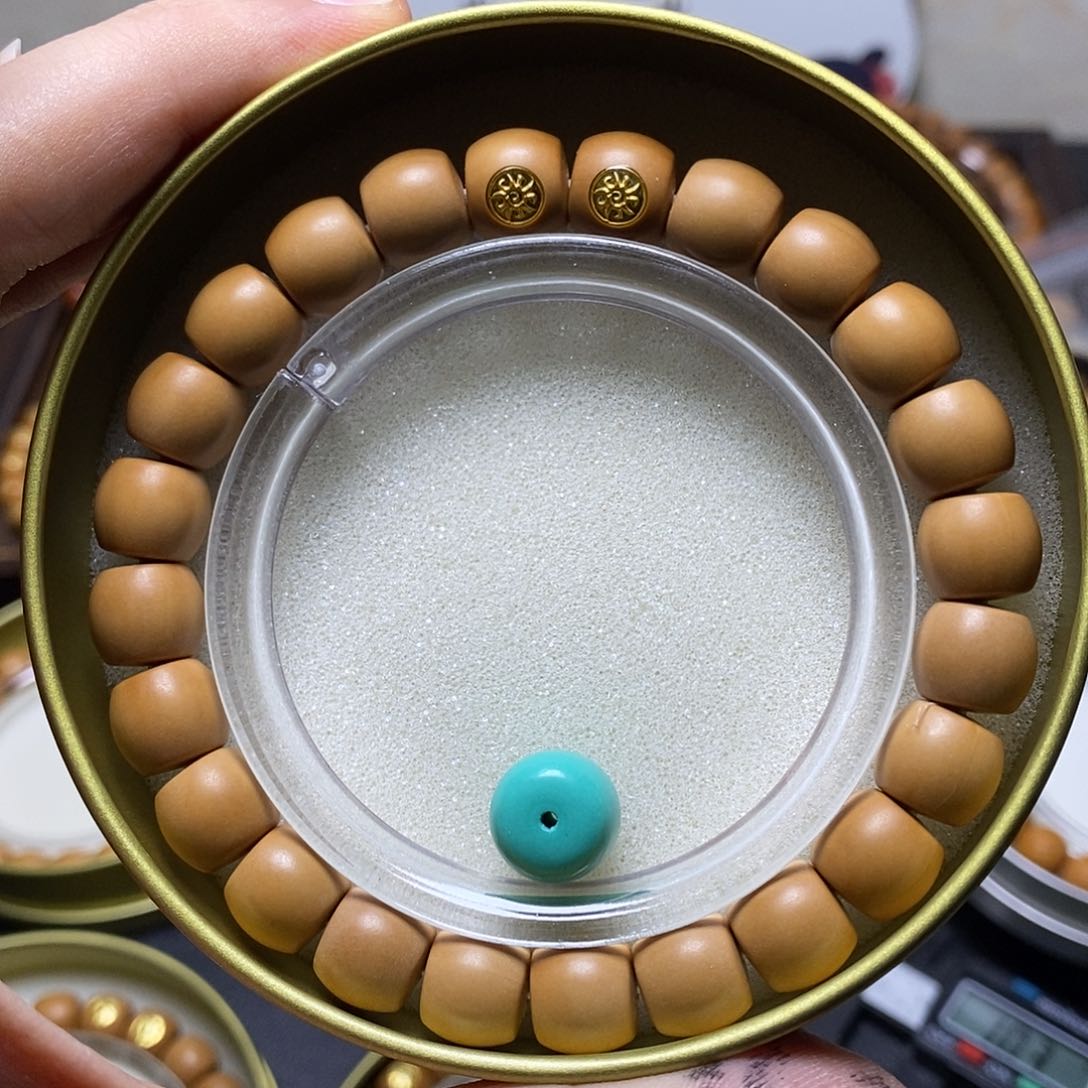 猴头核桃手串双18k金标毕业手工原皮尺寸10左右全品49号