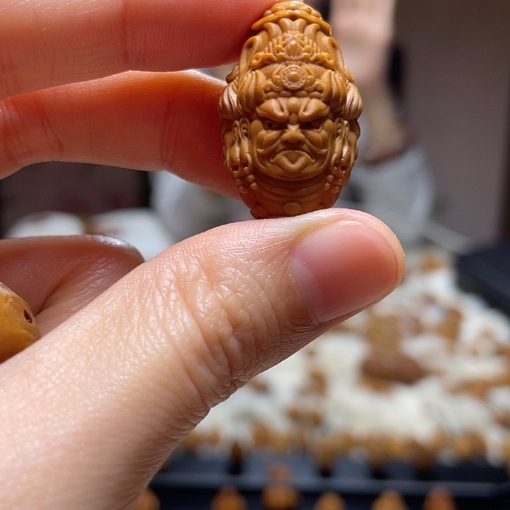 吊坠橄榄核不动明王