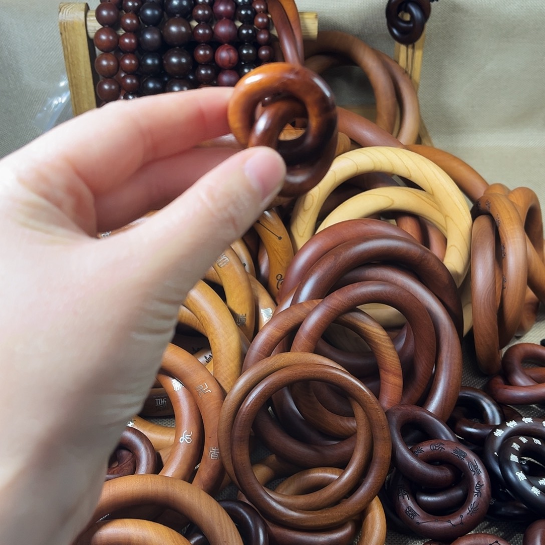 木质非金属枣木15圈口福利款