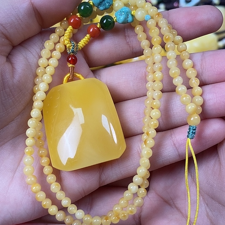 未镶嵌琥珀裸石无事牌