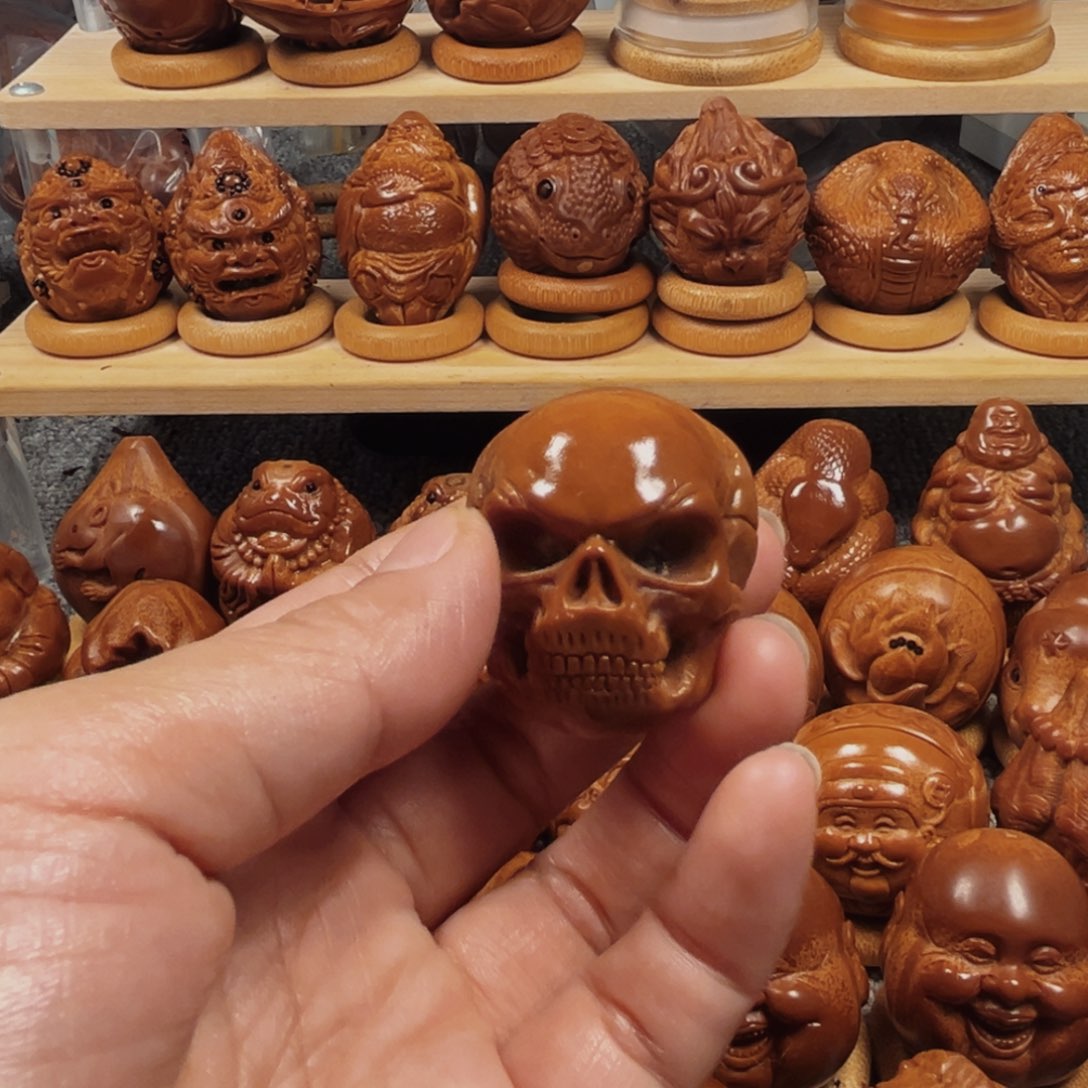 橄榄核手串/手链m****f骷髅头