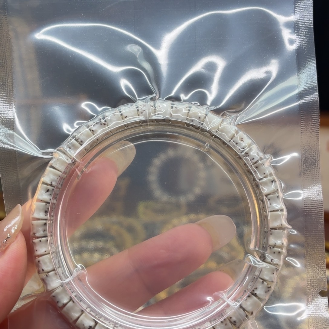 星月菩提手串海南星月菩提骨瓷白星嘎小散星