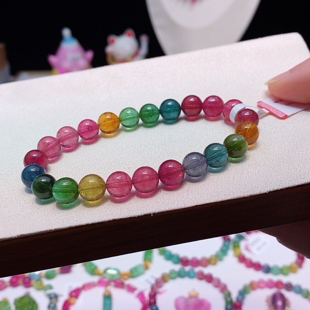 碧玺碧玺手链未镶嵌