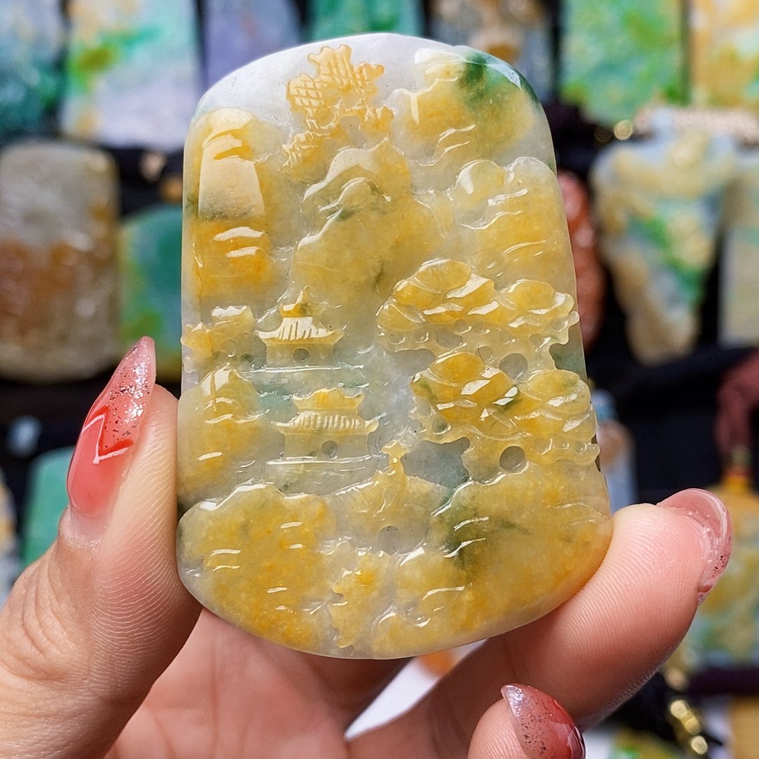 定制翡翠未镶嵌翡翠A货一物一证福利款