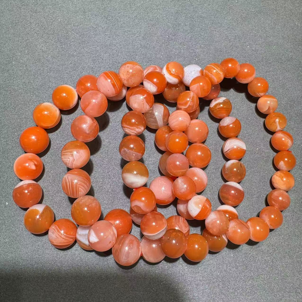 【黑胖珠宝】 H0055南红玛瑙单圈手链 多样性发其一