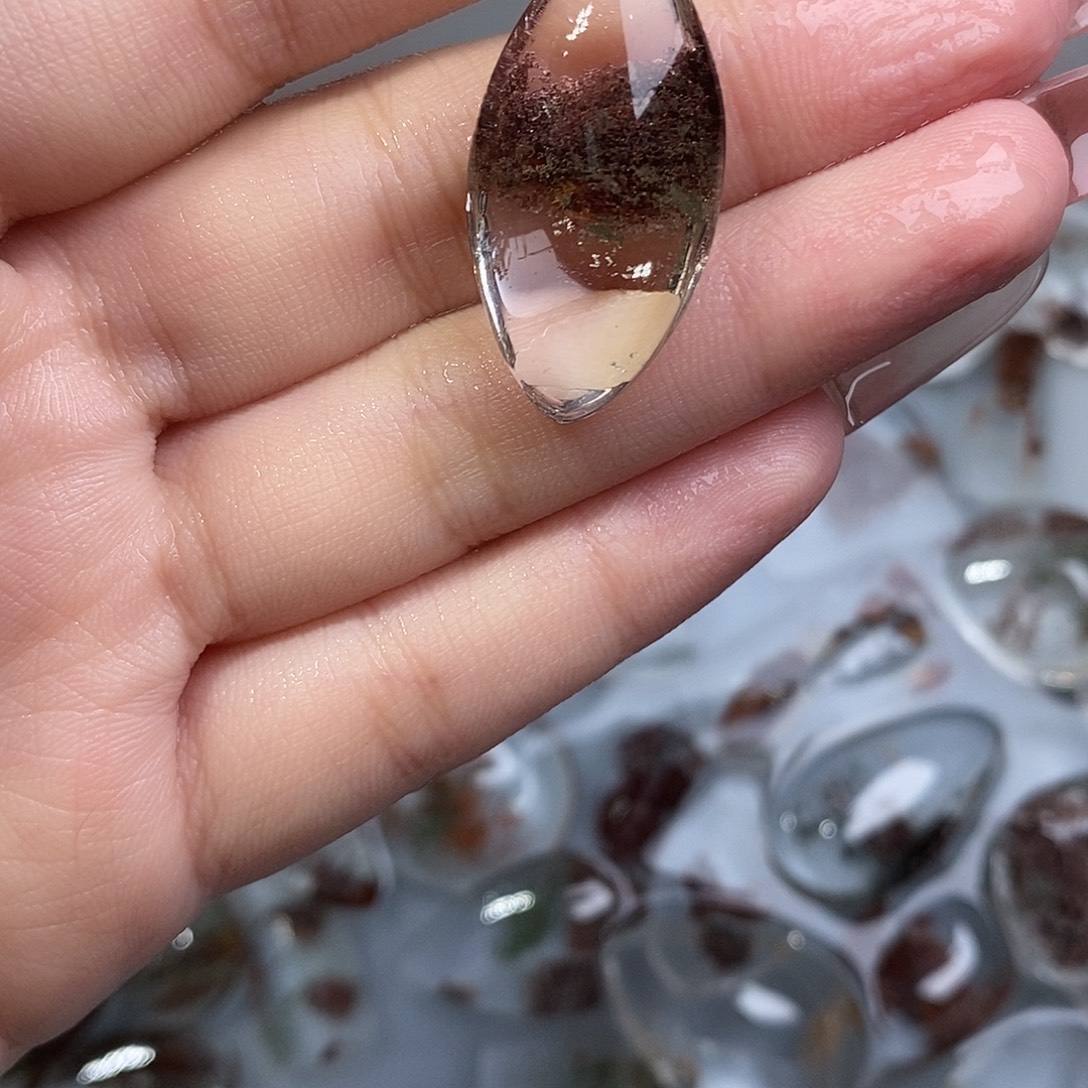 A***a水晶银S925镶嵌颈饰