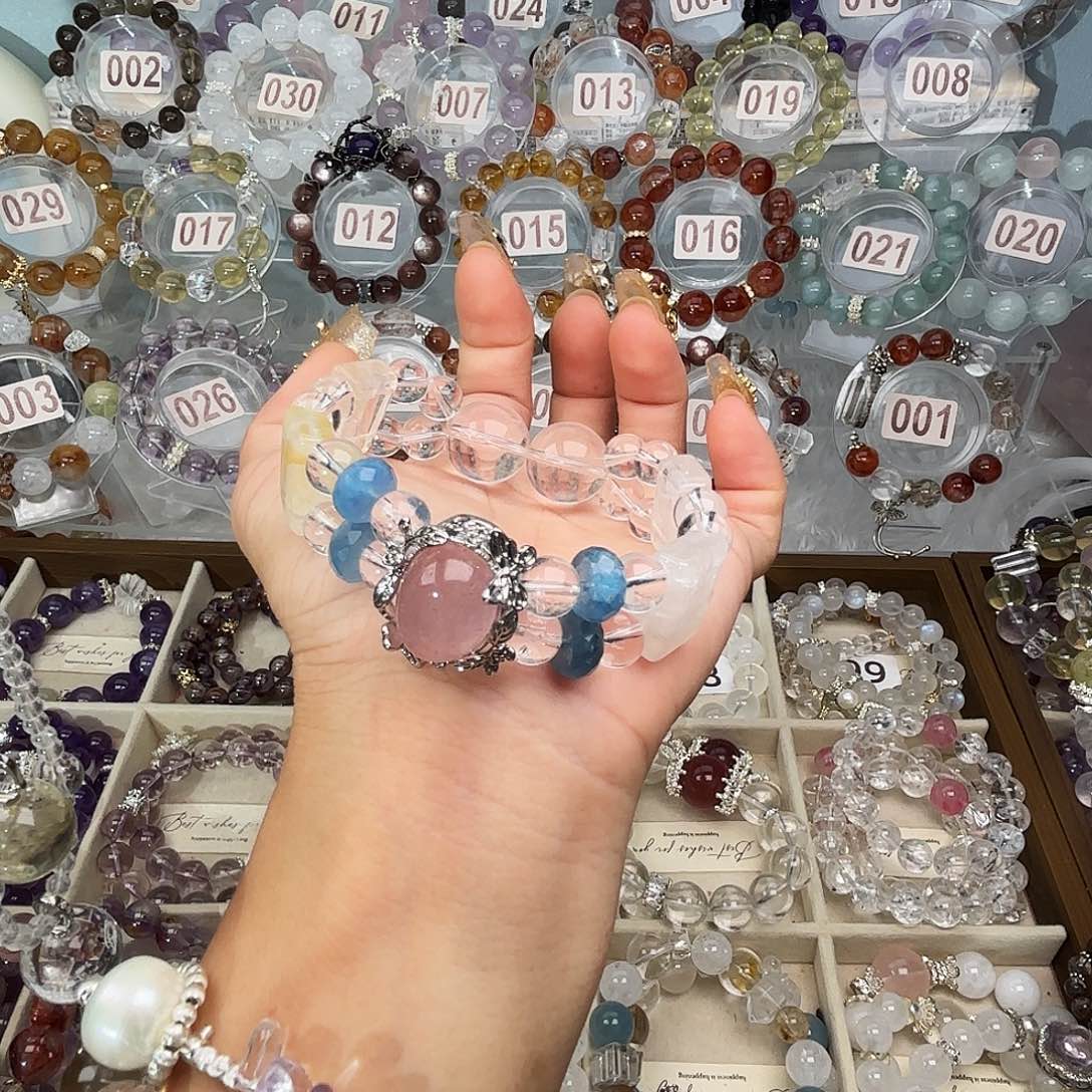 手链银S925镶嵌水晶