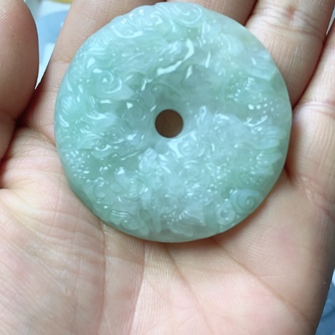 翡翠颈饰未镶嵌天然缅甸翡翠a货