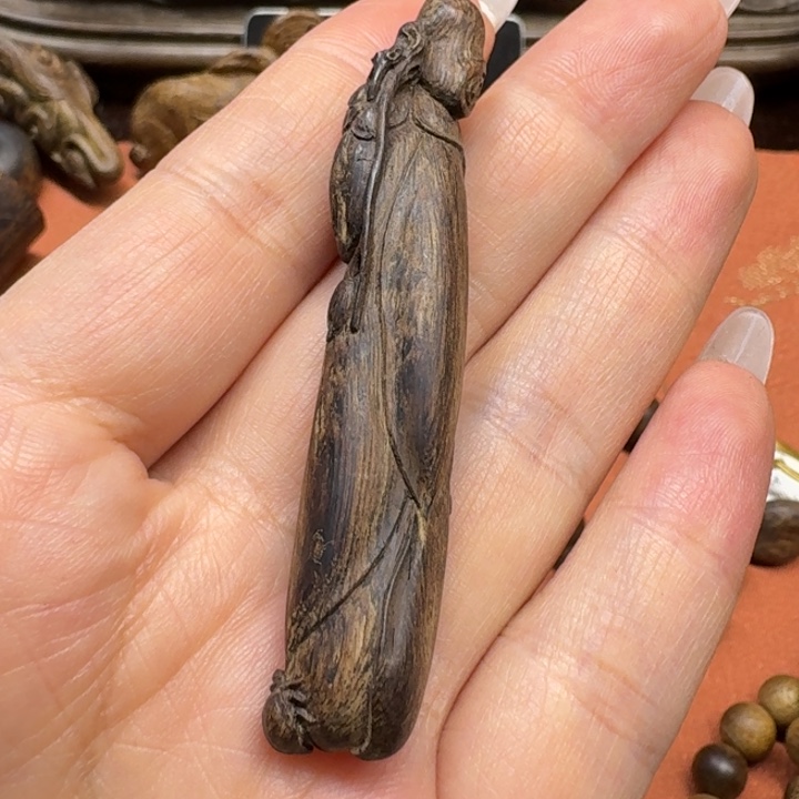 沉香吊坠馨安居沉香定制款