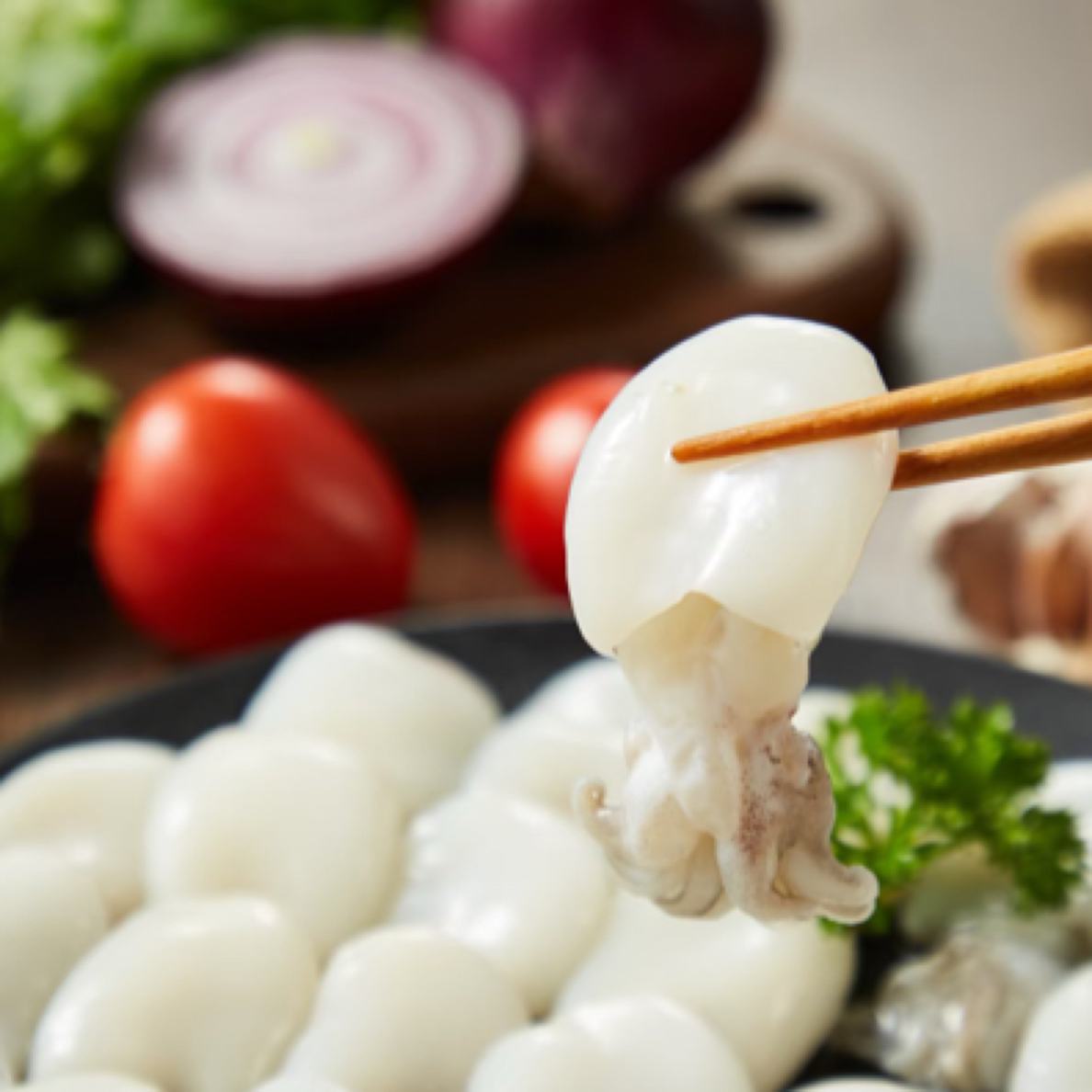 冰鲜目鱼蛋 墨鱼仔 鲜掉眉毛500g