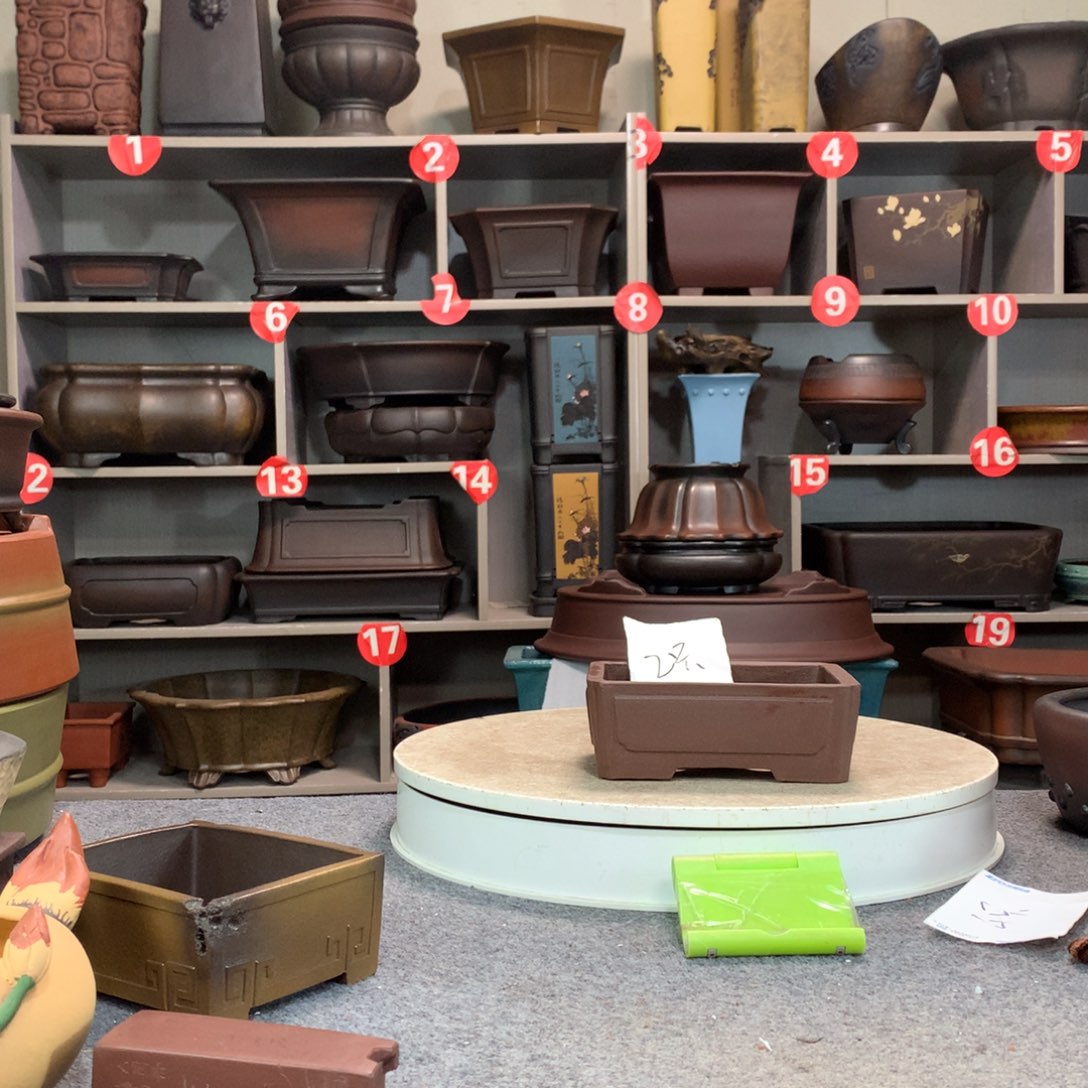 宜兴紫砂花盆处理