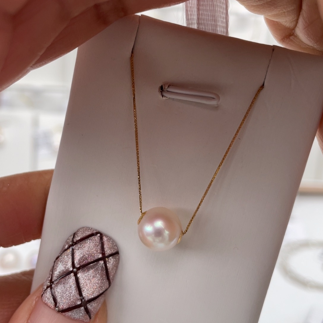 海水珍珠颈饰18K金镶嵌