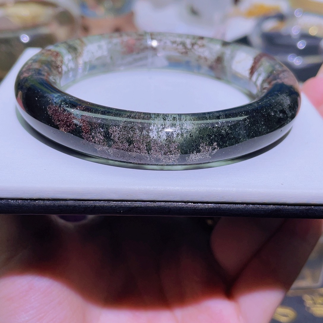 未镶嵌手镯水晶天然幽灵手镯