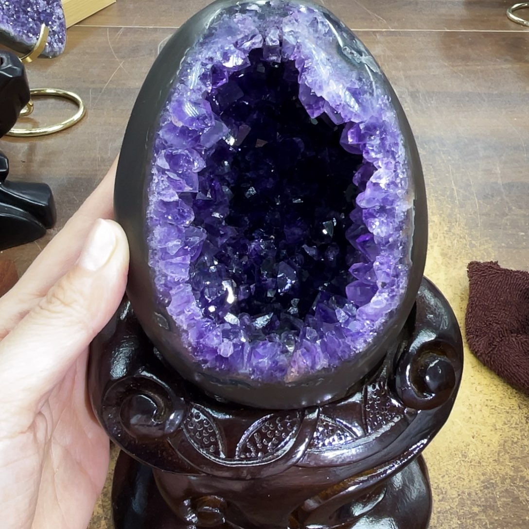 紫晶摆件未镶嵌晶体