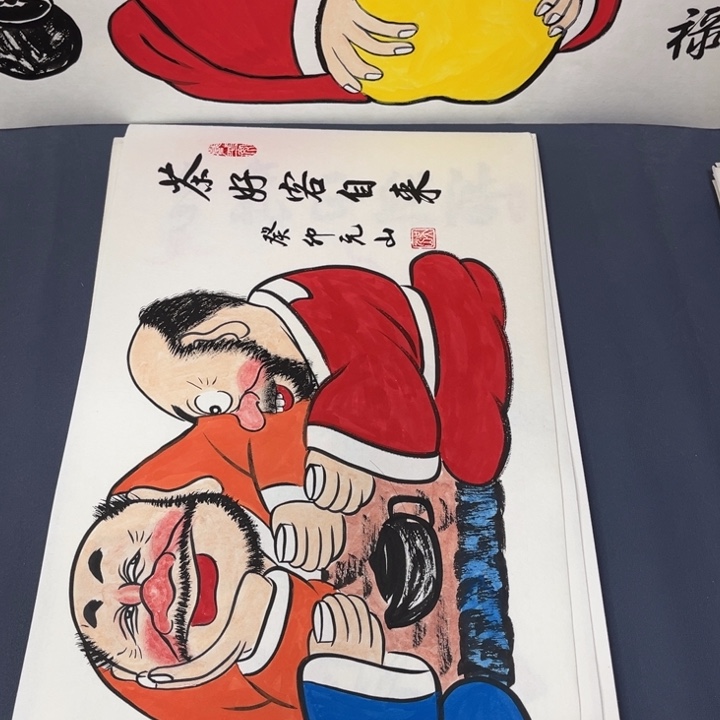 国画禅意画纯手绘作品