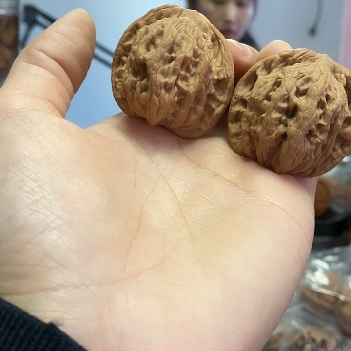 文玩核桃把件40虎头