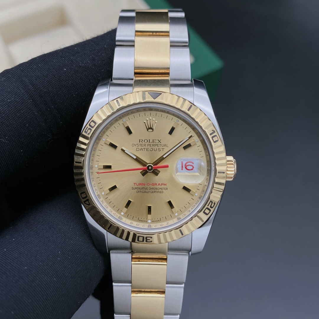 99新 Rolex/劳力士 日志116263/爬山虎/机械/表径37