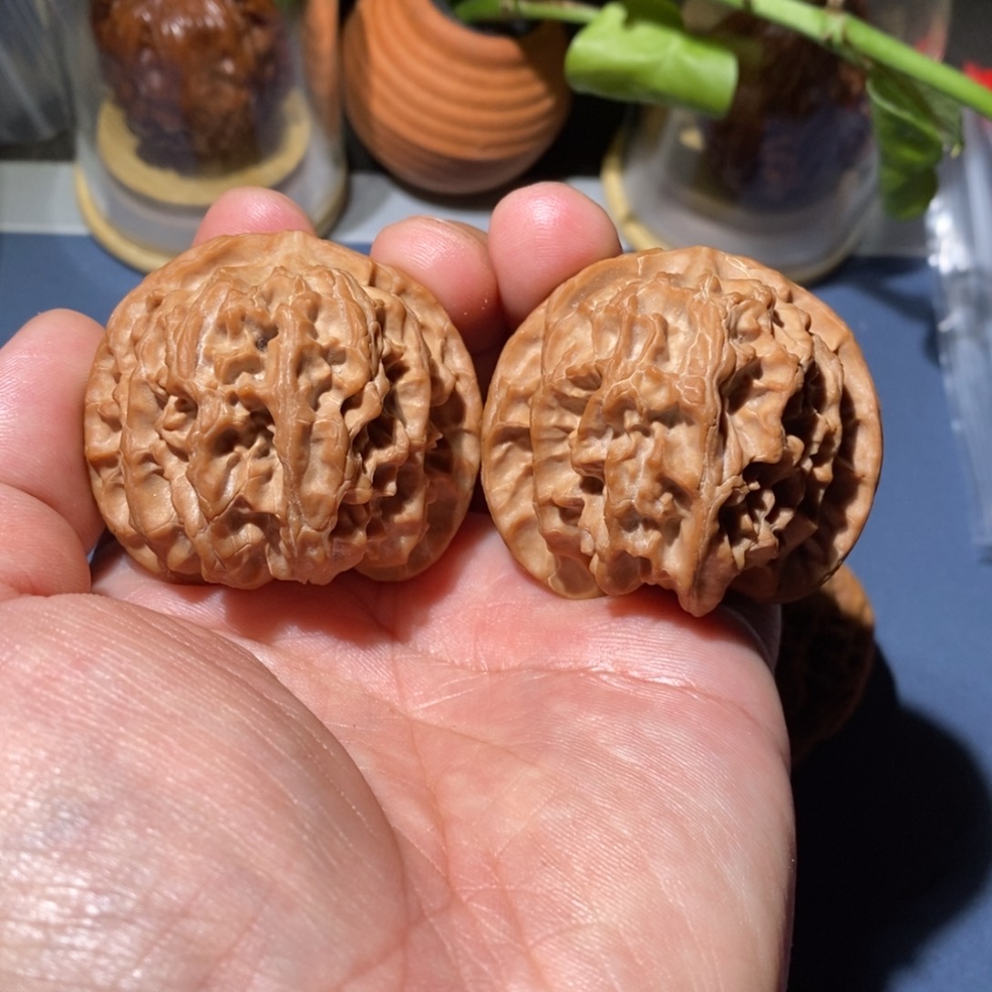 旭***航文玩核桃吊坠苹果园43