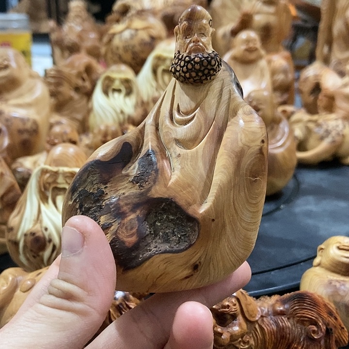 柏木（崖柏）原皮达摩