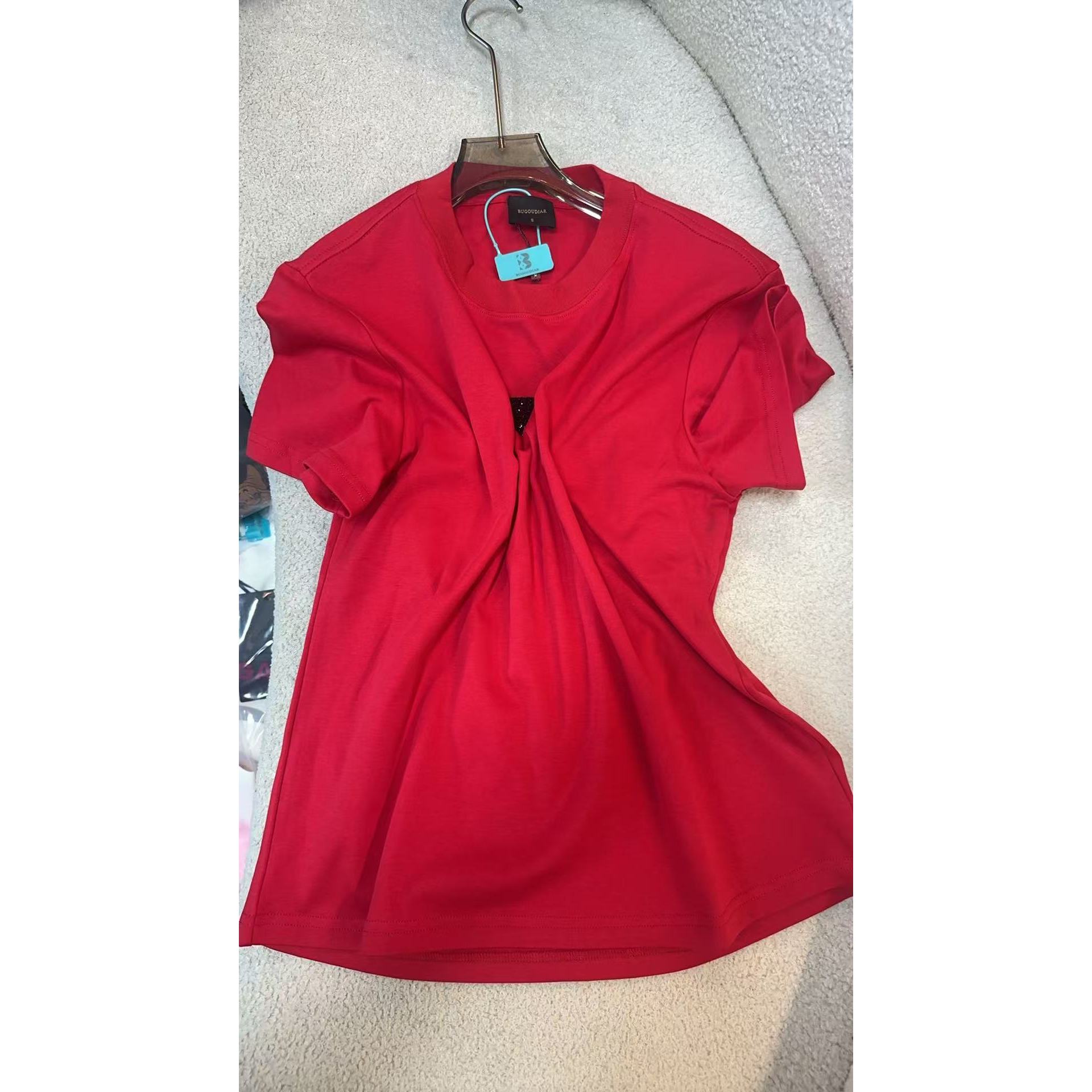 【外贸原单】新潮风短袖圆领休闲百搭时尚T恤女