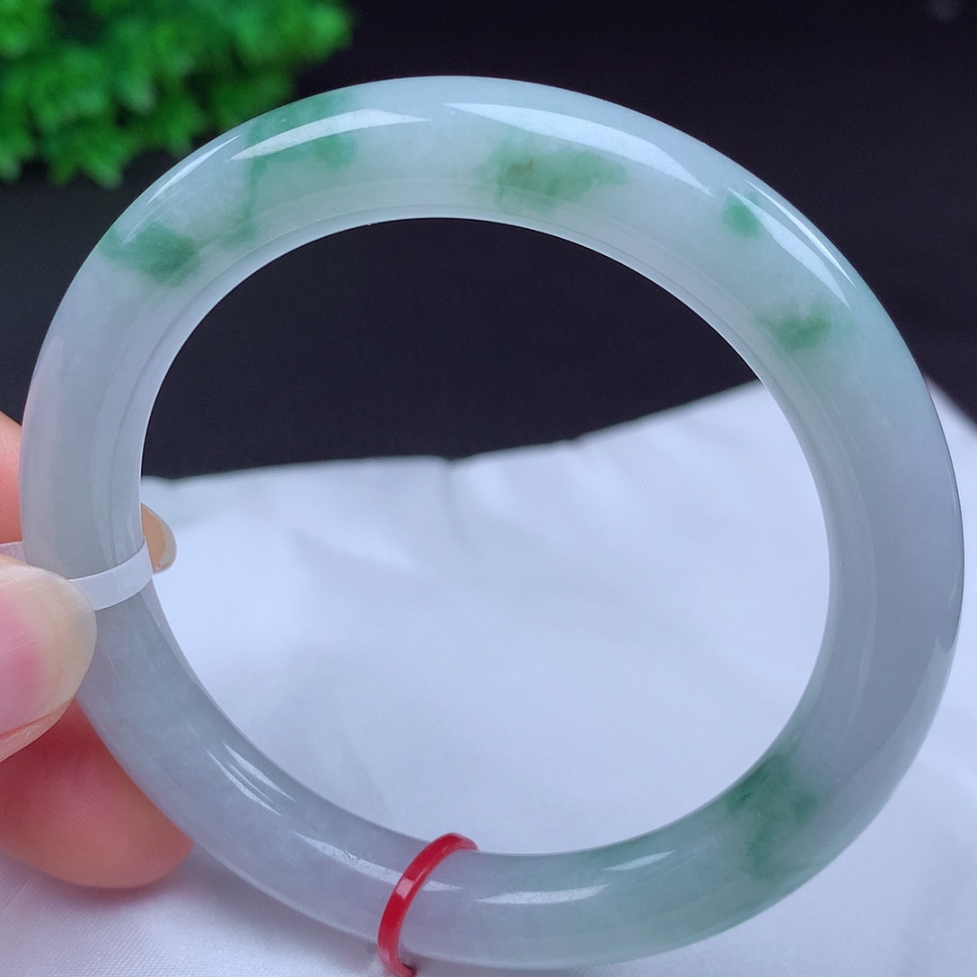 翡翠未镶嵌手镯57圈432302