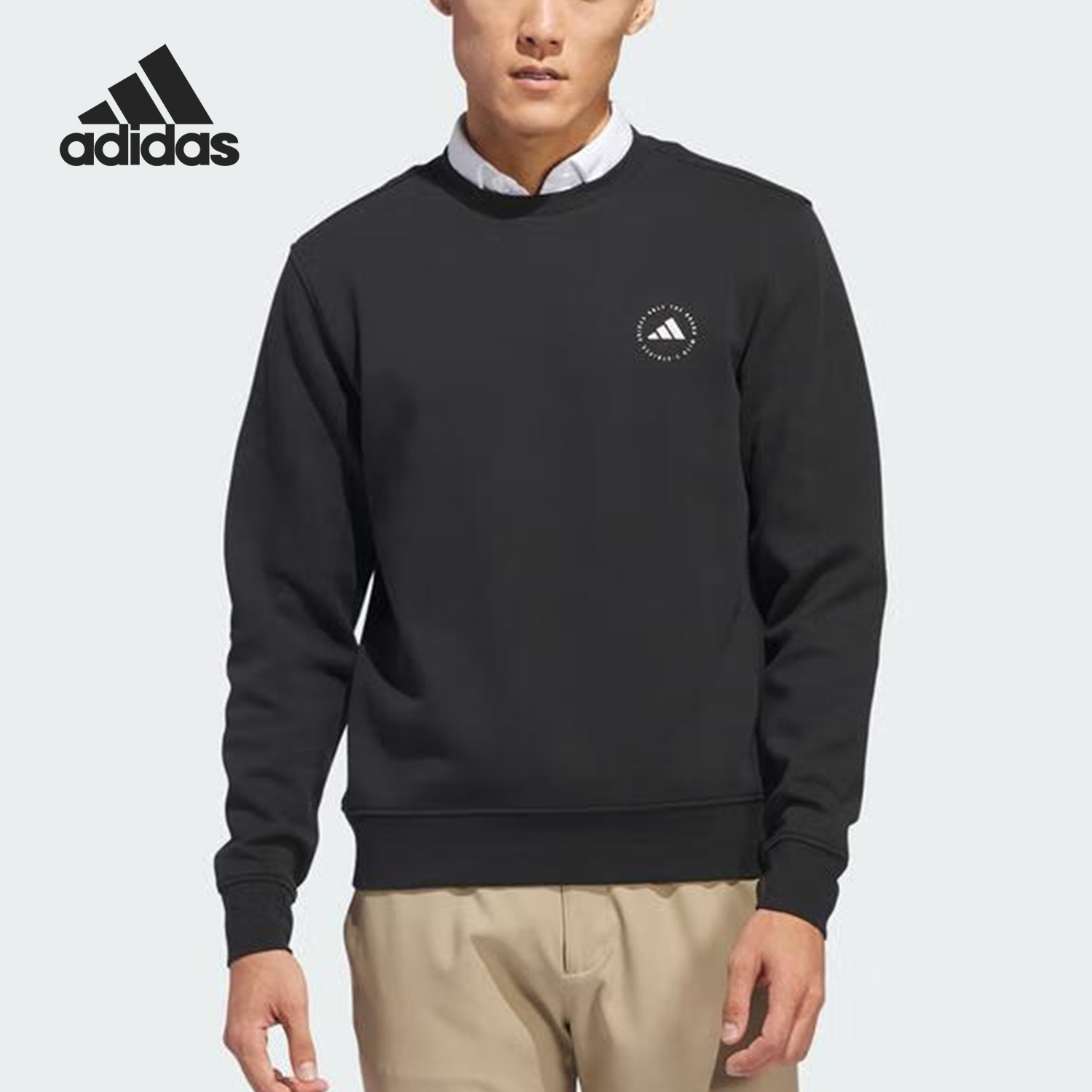 adidas/阿迪达斯官方正品圆领长袖舒适运动卫衣秋冬上衣打底衫