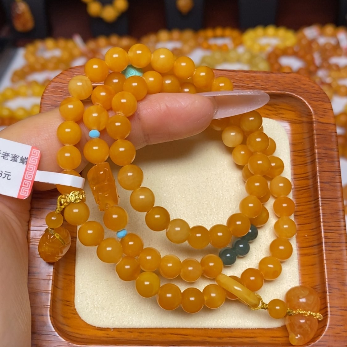 【闪购商品】蜜蜡手链未镶嵌手串