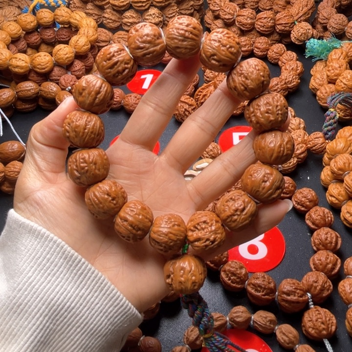 文玩核桃吊坠矮壮磨盘