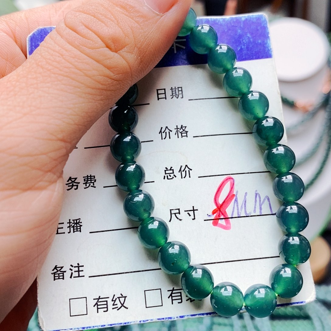 未镶嵌手链翡翠翡翠
