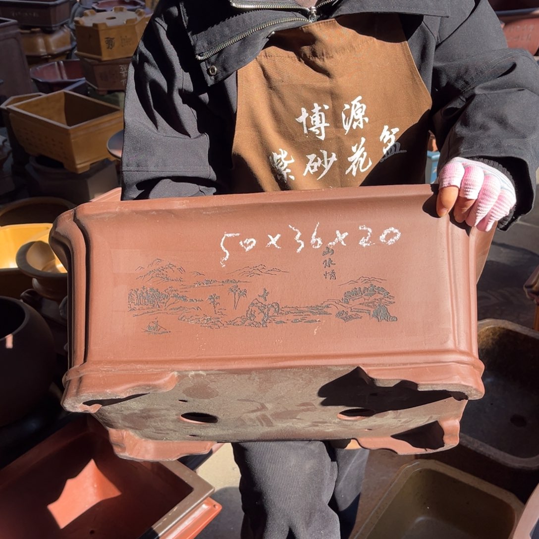 紫砂花盆盆景艺术 