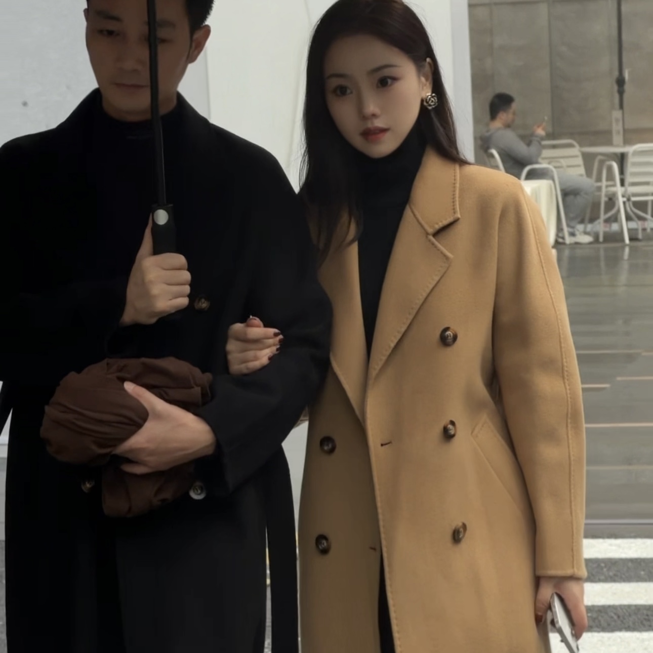 【%山羊绒大衣】8005-2025新款秋冬双面羊绒大衣外套长款