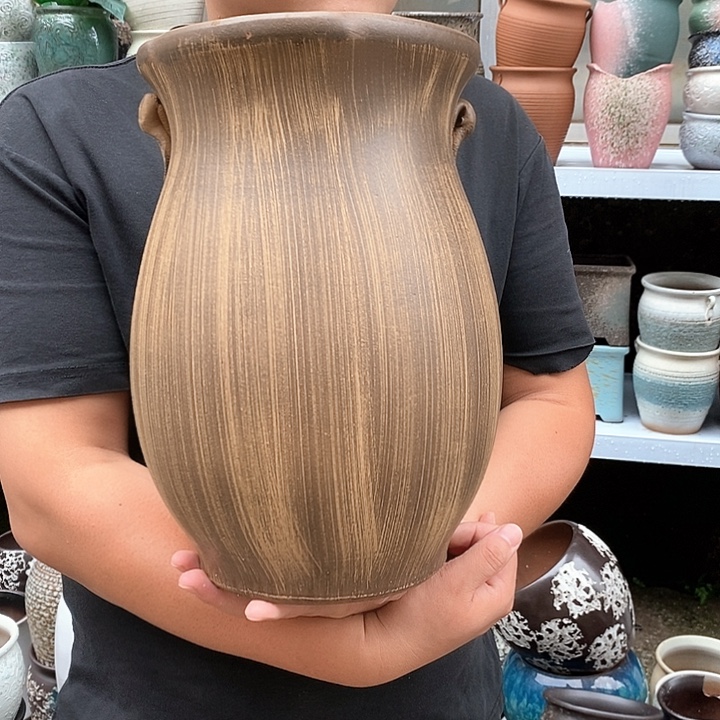 紫砂花盆口22高32福利