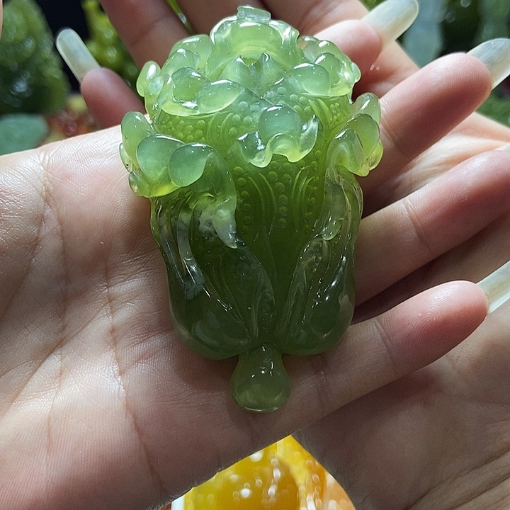 合金透闪石-蛇纹石玉珠宝奇石