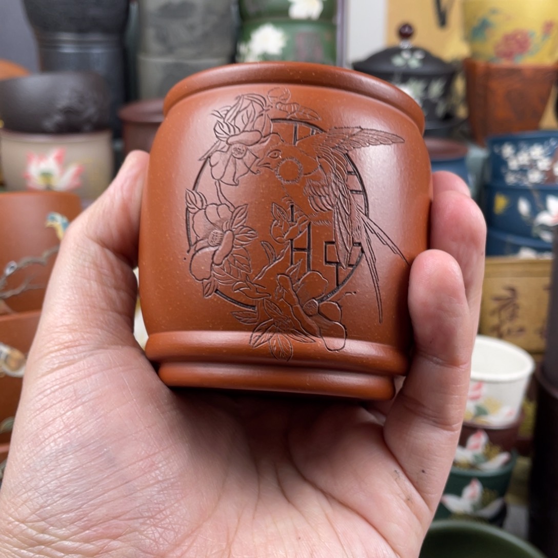 紫砂茶杯紫砂茶杯