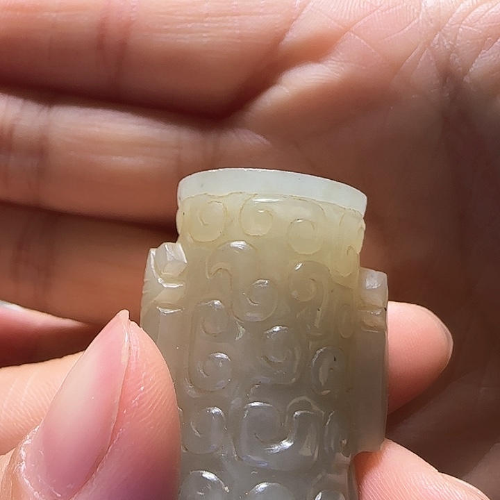 和田玉车挂未镶嵌