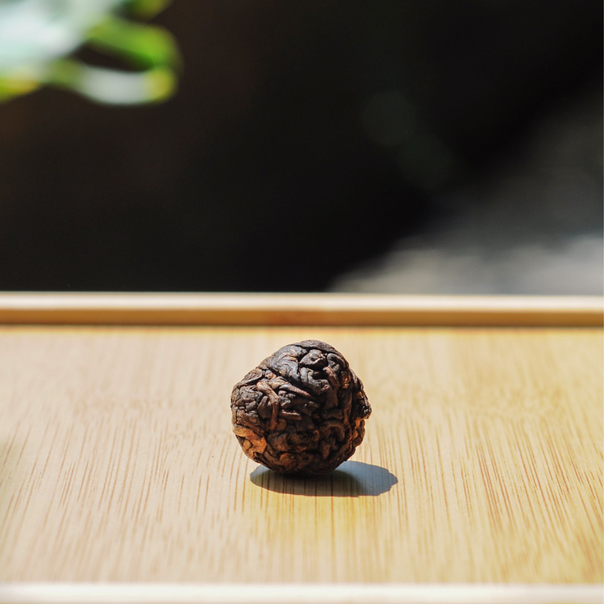 【茶山小原】2019年勐海味山头原料发酵 普洱茶熟茶龙珠5.5g