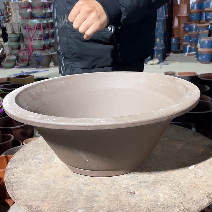 紫砂36斗盆花盆花盆