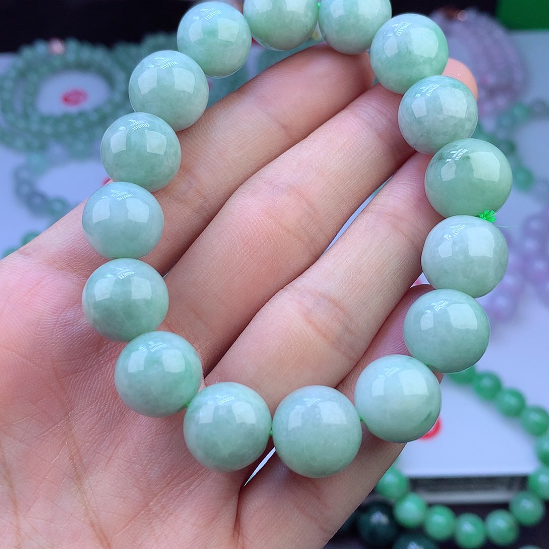 翡翠未镶嵌毛衣链