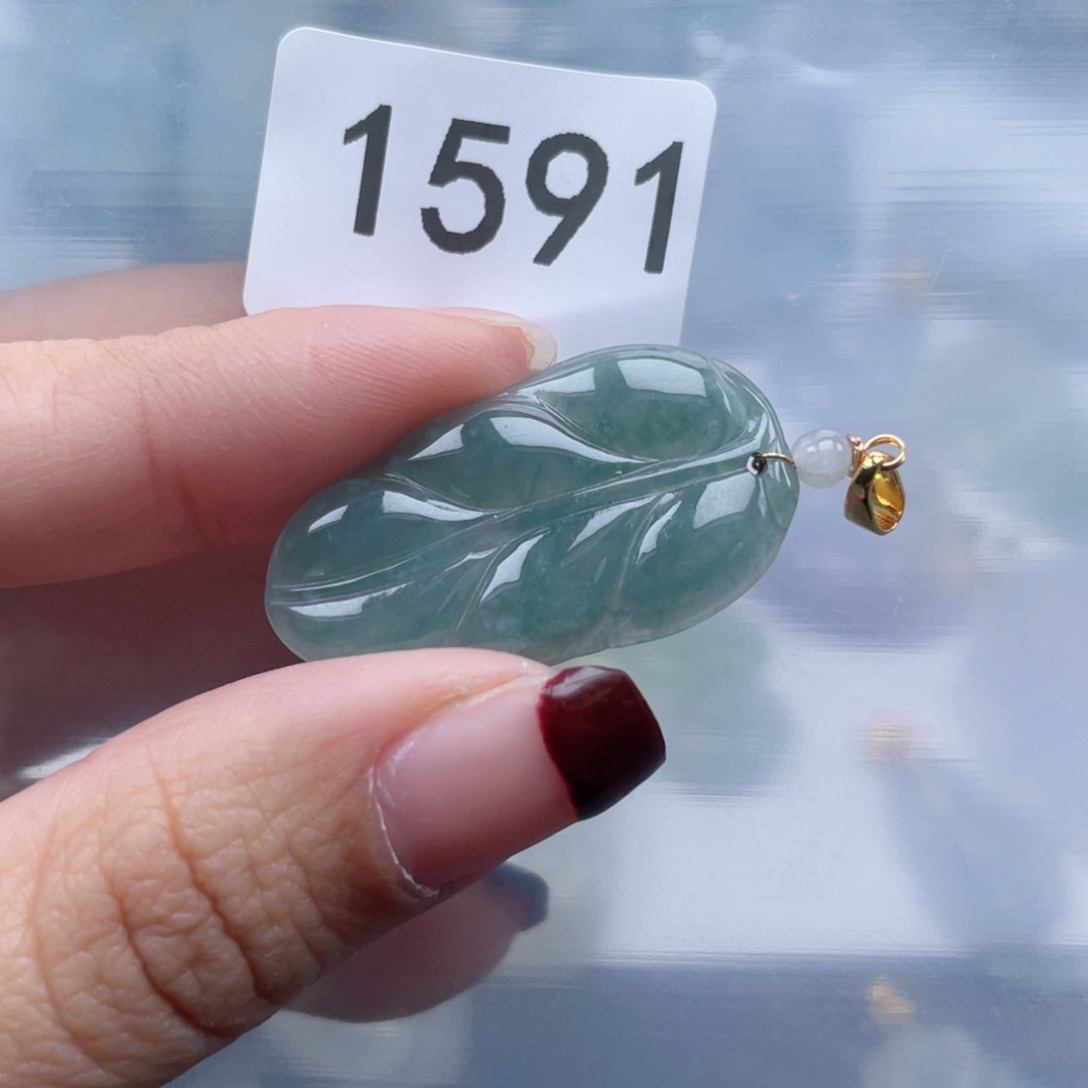 翡翠颈饰未镶嵌纯天然a货翡翠包邮