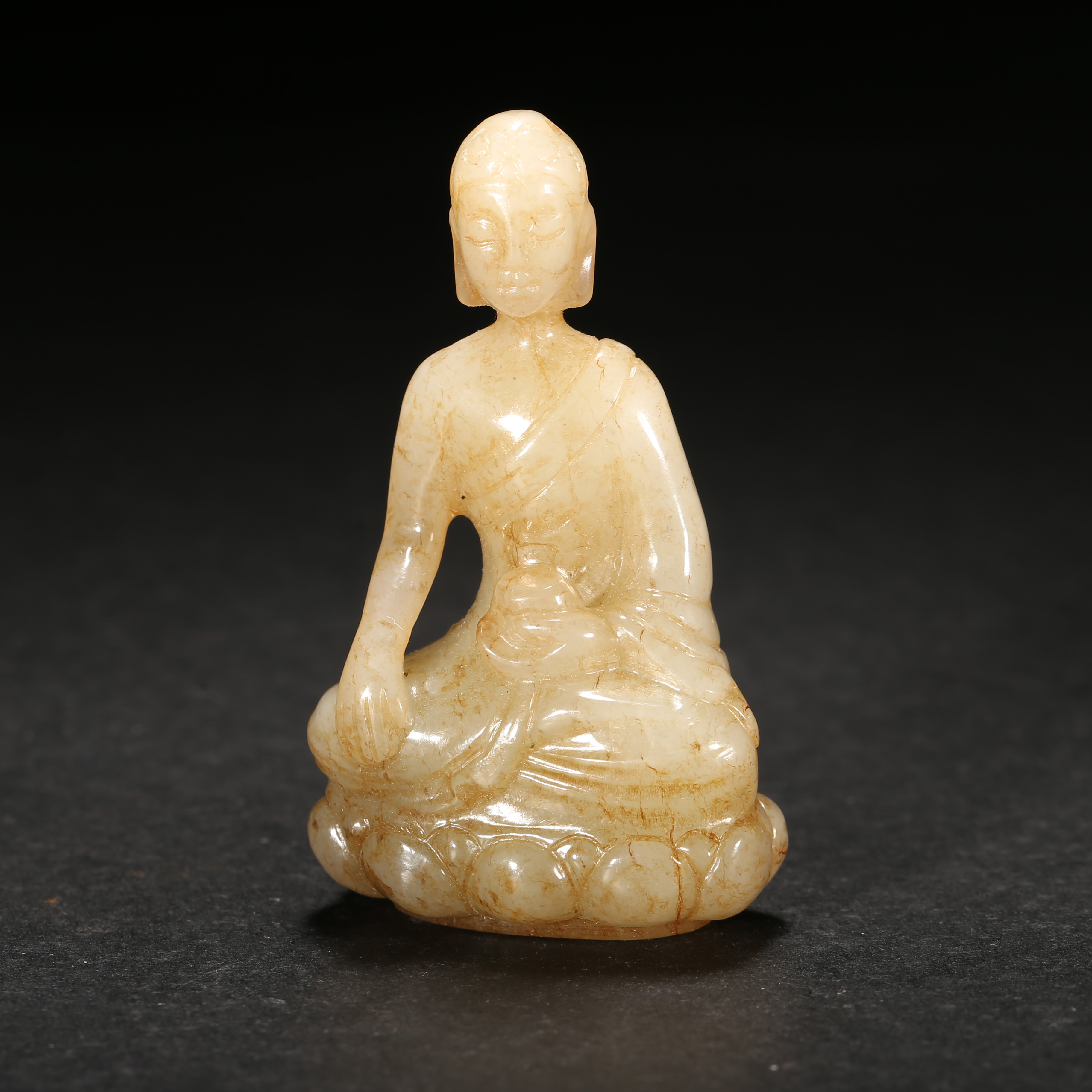 清代*白玉随身佛/02SW0694/和田玉【北京文博】