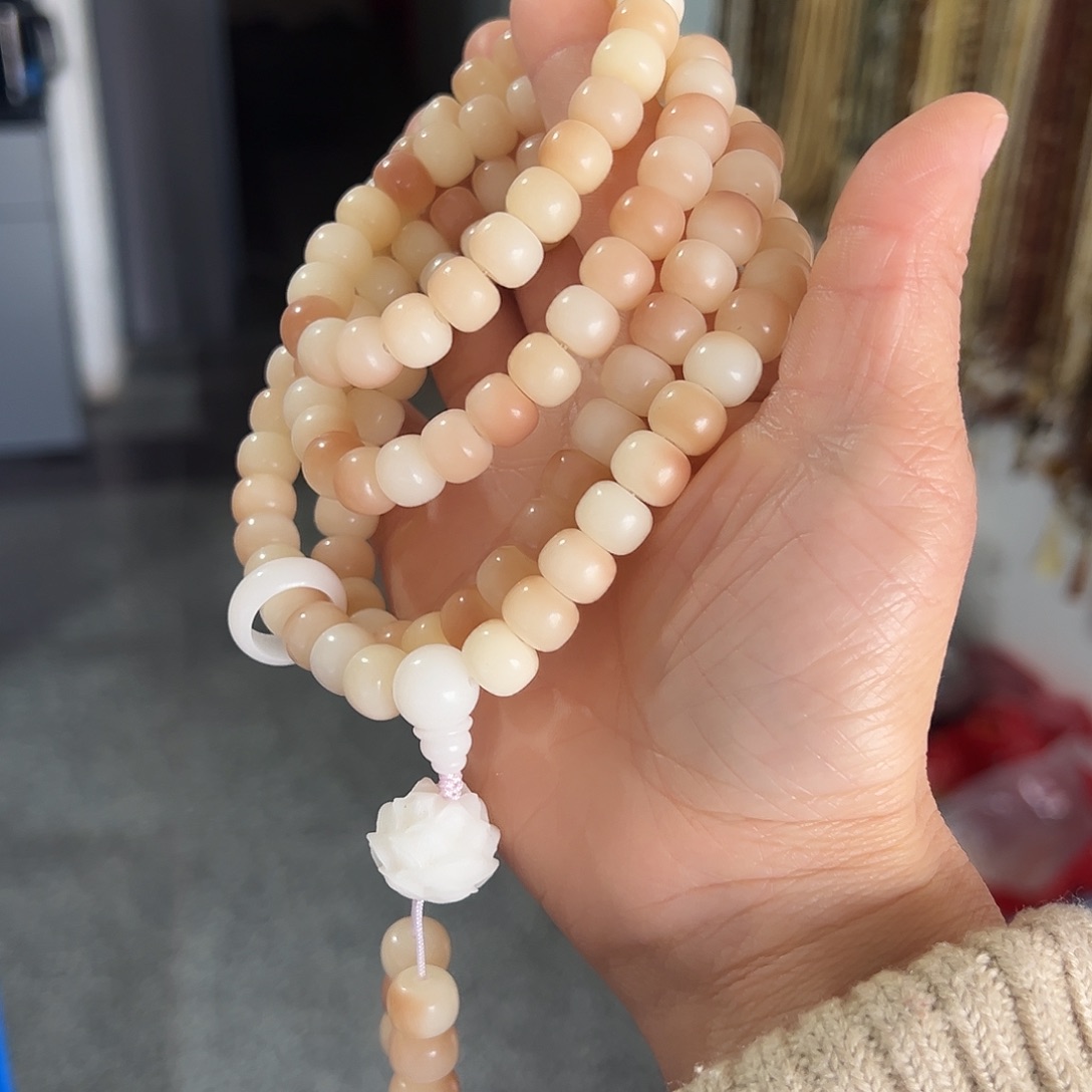 吊坠白玉菩提8×10