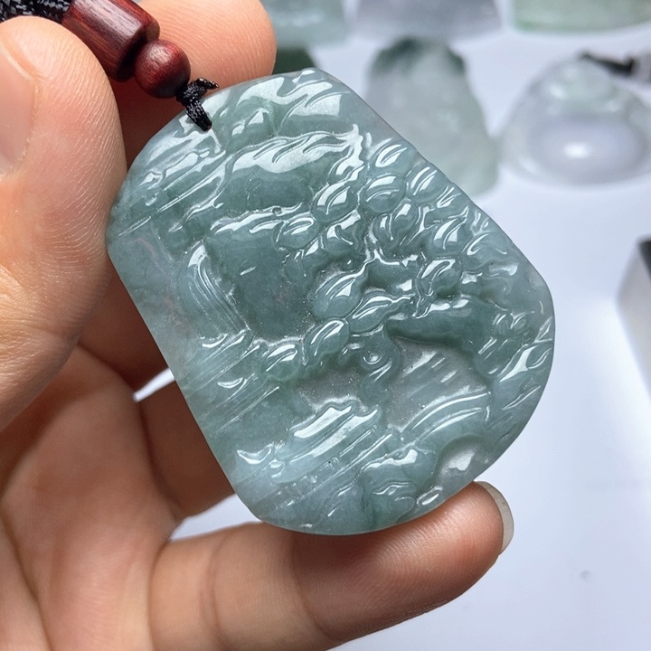 翡翠未镶嵌颈饰翡翠