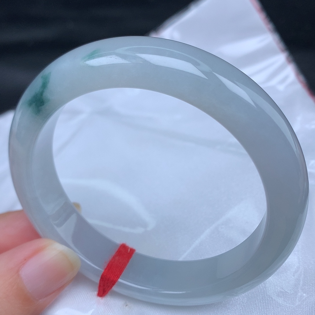 翡翠未镶嵌手镯天然