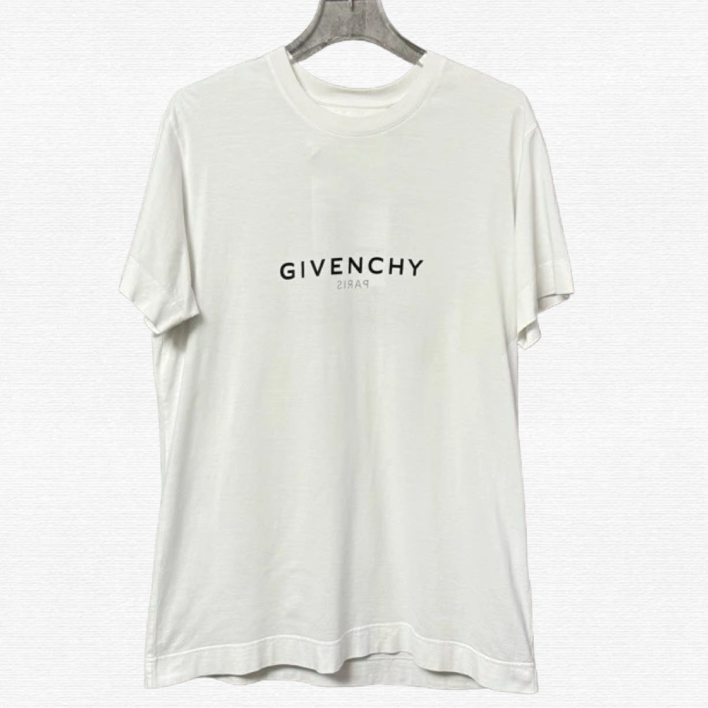 未使用 Givenchy/纪梵希 经典字母印花logo短袖T恤/XXS码/70861