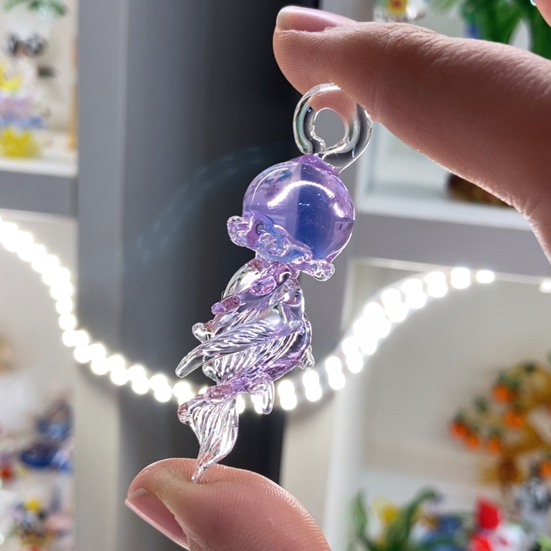 手工艺品琉璃水母