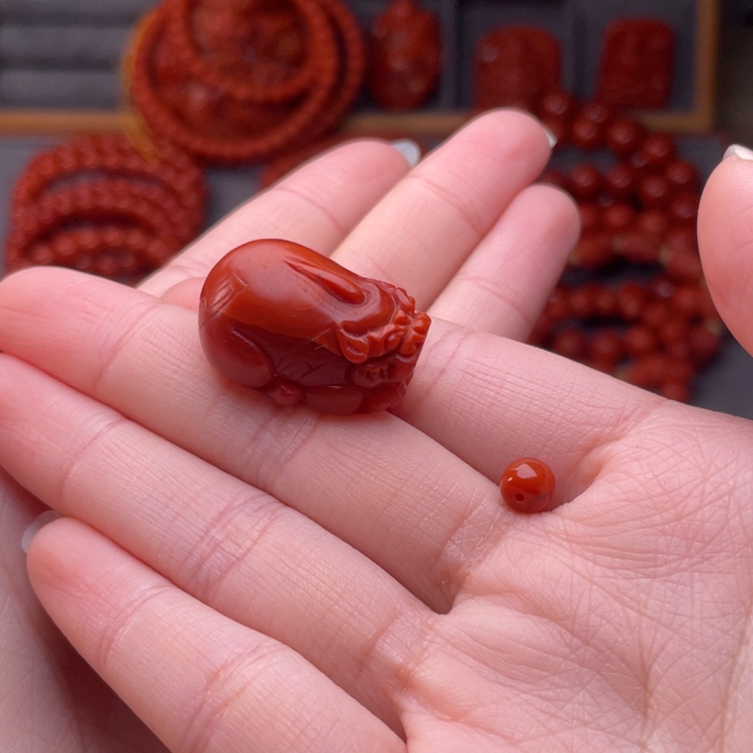 南红玛瑙未镶嵌配饰