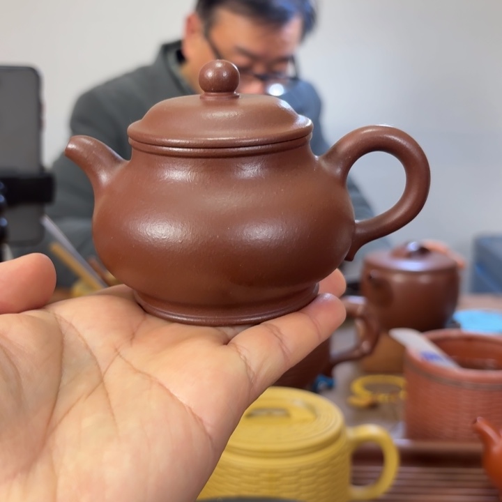 紫砂茶壶底擦清潘壶