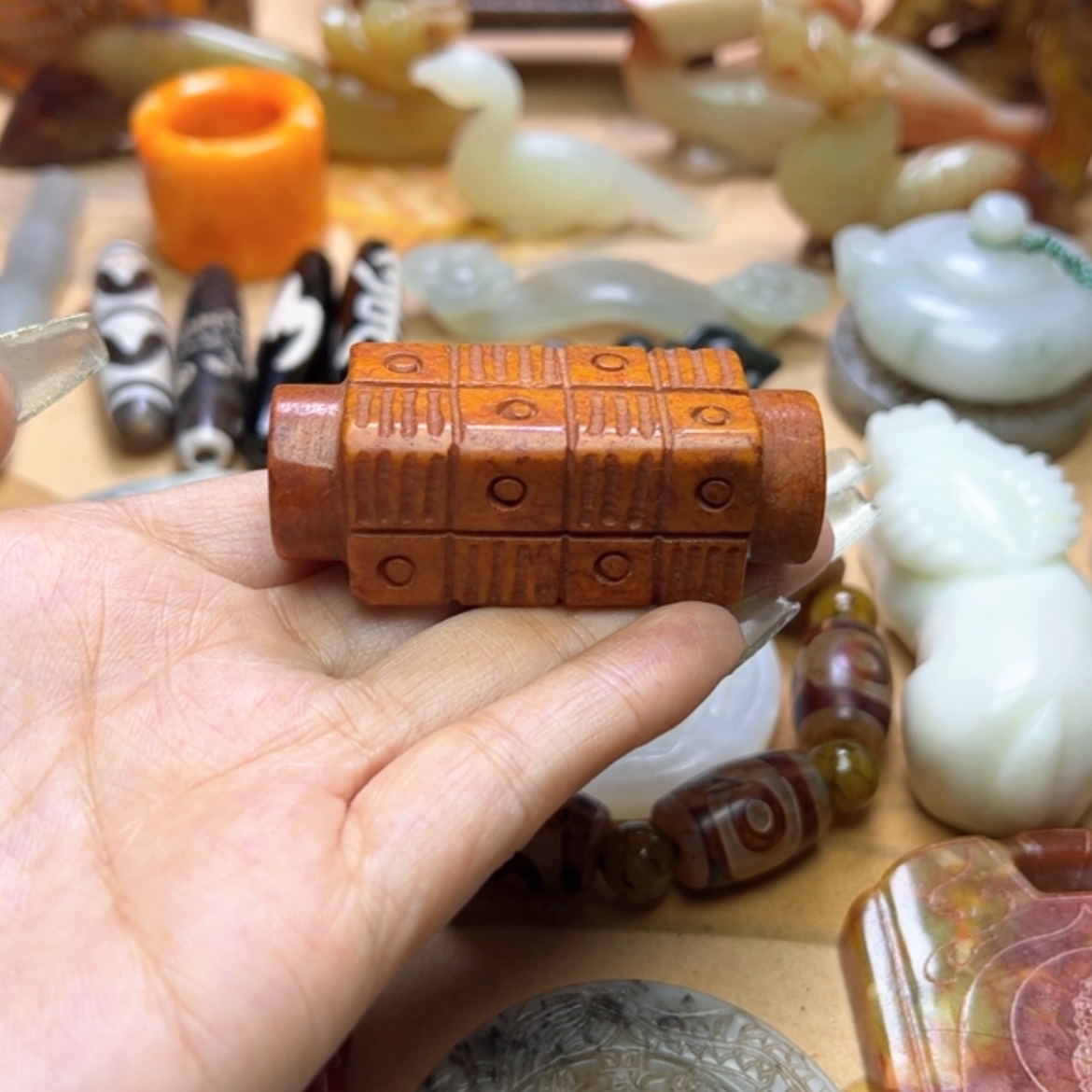 【闪购商品】蛇纹石玉颈饰未镶嵌