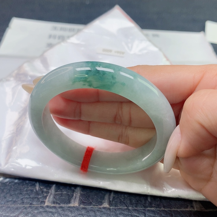 翡翠未镶嵌手镯5455